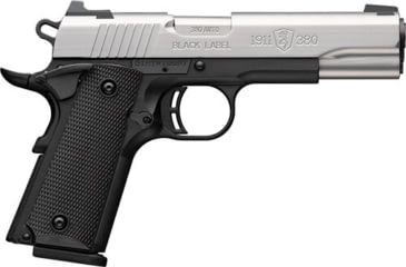 Image of Browning 1911-380 Stainless Semi Auto Pistol, 380 Auto, 4.25 in Barrel