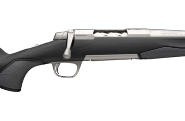 Image of Browning X-Bolt 2 Hunter Bolt Action Rifle, 6.8 Western, 24in Sporter Contour Barrel, 1-7.5, Synthetic Black Stock, Stainless, 036008299-FRRMPG