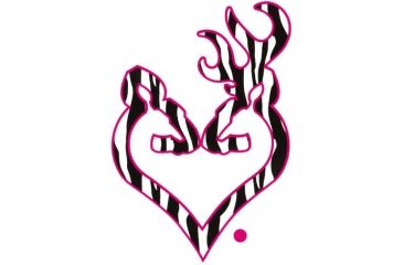 Image of Browning Buck Heart 10in Decal, Zebra 3922291039