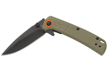 Image of Browning Buckmark Slim Folding Knife - Box, 2.75in, D2 High Carbon Steel, Drop Point, Sage Polymer Handle, N, 3220543B