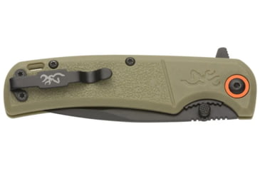 Image of Browning Buckmark Slim Folding Knife - Box, 2.75in, D2 High Carbon Steel, Drop Point, Sage Polymer Handle, N, 3220543B
