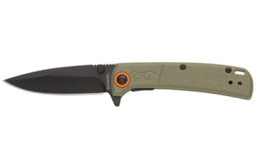 Image of Browning Buckmark Slim Folding Knife - Box, 2.75in, D2 High Carbon Steel, Drop Point, Sage Polymer Handle, N, 3220543B