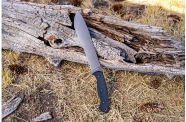 Image of Browning Bush Craft Camp Fixed Blade Knife, 9in, 3Cr, Bowie, Injection Molded Handle, Black, 3220259