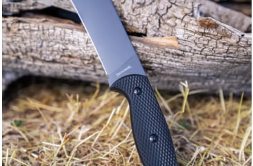 Image of Browning Bush Craft Camp Fixed Blade Knife, 9in, 3Cr, Bowie, Injection Molded Handle, Black, 3220259