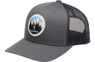 Image of Browning Cap Brimrock Mesh Back Circle Mntn Patch Carbon*, 308071791