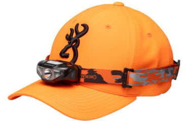 Image of Browning Cap/headlamp Combo Blaze Org W/100 Lumen Light*