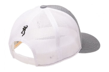 Image of Browning Men's Cap Mustang Back Rec Flag Patch, Gray, 308036691
