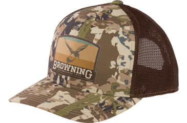 Image of Browning River Pines 110 Mesh Back Silicone Patch Cap - Men's, Auric, 308595351