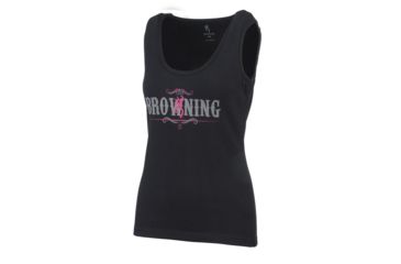 Image of Casual Womens Mariposa Tank Top, Black