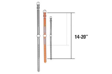Image of Browning Collar,Perf,1in14-20in, Safety Orange, Medium BPT1005