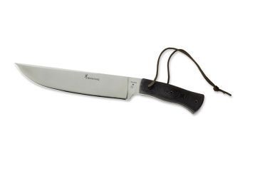 Image of Browning Competition Knives Crowell/Barker Knife,Black Handle,Satin Fixed Blade Knife 322580