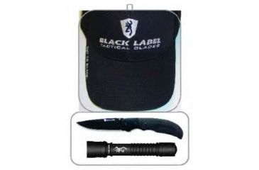 Image of Browning Cut To Black Knife and Flasight Combo 320136BL