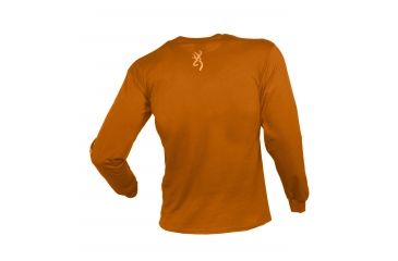 Image of Browning Dirty Bird Long Sleeve Burnt Orange T-Shirt, X-Large 185919
