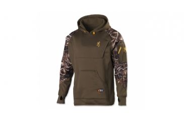 Image of Browning Dirty Bird Smoothbore Fleece Hoodie,Real-Tree Max 5,Medium 3016237602