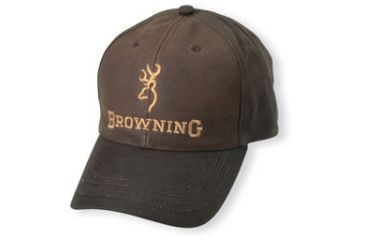 Image of Browning Dura-Wax Youth Cap, Brown, 3084121