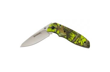 Image of Browning EDC Folder Knife, Green Camo, 3220249