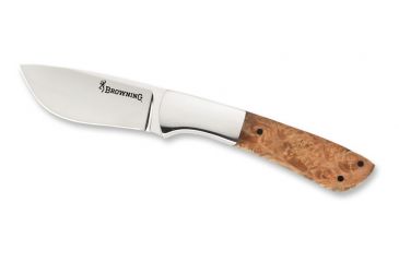 Image of Browning Escalade Skinner,Wood Handle,SS Fixed Blade Knife 322662