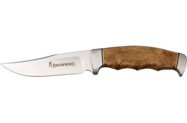 Image of Browning Fixed Blade with Burlwood Handle, 9.5 in. BR537