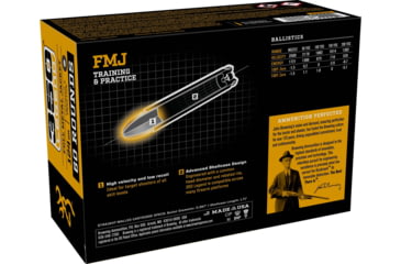 Image of Browning FMJ Target .350 Legend 124 grain Full Metal Jacket Brass Cased Centerfire Rifle Ammo, 60 Rounds, B192803502