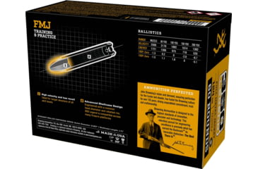 Image of Browning FMJ Target .350 Legend 124 grain Full Metal Jacket Brass Cased Centerfire Rifle Ammo, 60 Rounds, B192803502