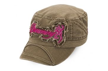 Image of Browning Geena Cap,Olive/Magenta 308255841