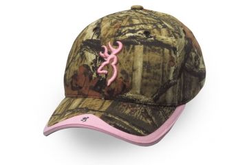 Image of Browning Gunner Camo Cap, Mossy Oak Break-Up Infinity/Pink, Adult cap adjustable fit 308129202