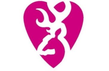 Image of Browning Heartbreaker Decal,Pink,5in 3922351551