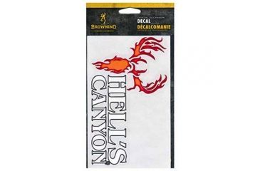 Image of Browning Hells Canyon 4in.Flame/White Decal 3922334304