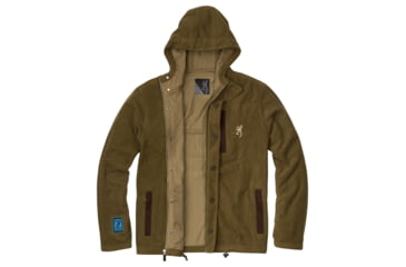 Image of Browning Hydro-Fleece Jacket - Mens, Dark Olive, Medium, 3041218402