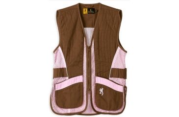 Image of Browning Jr Vest For Her,Brown/Pink,M 3050548802