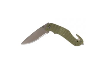 Image of Browning Knife,Duration Belt Cut Fixed Blade Knife, Green, 320174BLB