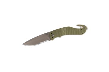Image of Browning Knife,Duration Belt Cut Fixed Blade Knife, Green, 320174BLB