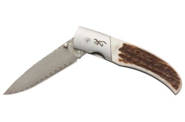 Image of Browning Knife Illusion Stag - Fixed Blade, 3220370B