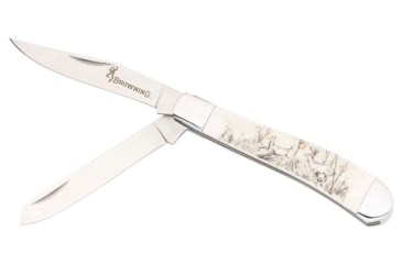 Image of Browning Knife Whitetail Trapper 3" Natural Bone Scale*, 32205788