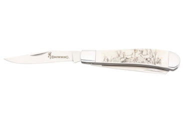 Image of Browning Knife Whitetail Trapper 3" Natural Bone Scale*, 32205788