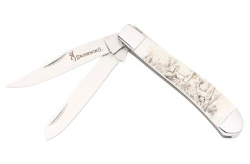 Image of Browning Knife Whitetail Trapper 3" Natural Bone Scale*, 32205788