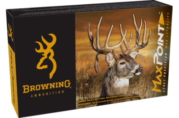 Image of Browning MAXPOINT 270 WIN 130 Grain Maxpoint Brass Rifle Ammo, 20 Rounds, B192102702