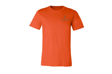 Image of Browning Mens Antler Buckmark Short Sleeve T-Shirt, Burnt Orange, Small A000321880102