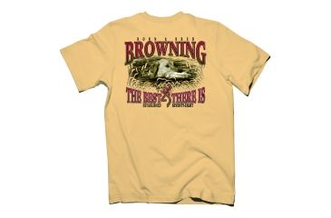 Image of Browning Mens Born and Bred S/S Tee, Yellow Haze, S BRD010062.018900.S
