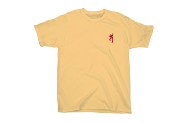 Image of Browning Mens Born and Bred S/S Tee, Yellow Haze, S BRD010062.018900.S