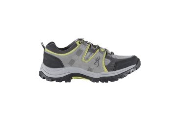Image of Browning Mens Buck Pursuit Trail Shoes, Frost Gray / Dark Citron F000006400128