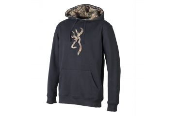 Image of Mens Buckmark Camo Sweatshirt, Black