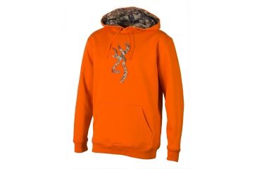 Image of Mens Buckmark Camo Sweatshirt, Salamander