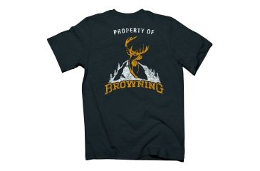 Image of Browning Mens Property Of S,S Tee, Tweed, Small A000226220102