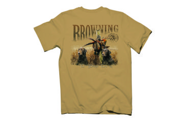 Image of Browning Mens The Best There Is S/S Tee, Old Gold, S BRD010045.164900.S