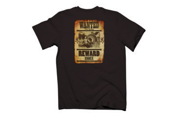 Image of Browning Mens Wanted Tom Turkey S/S Tee, Dark Chocolate, S BRD010052.035900.S