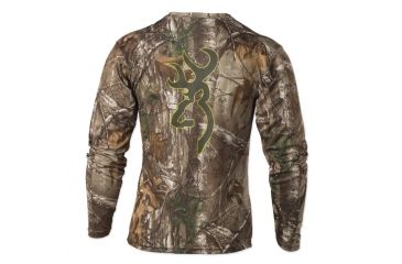 Image of Browning Mens Wasatch Vapor Max Long Sleeve Shirt,Realtree Xtra,3XL 3018822406