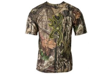 Image of Browning Mens Wasatch Vapor Max Short Sleeve Shirt,Mossy Oak Break-Up Country,XL 3018810304