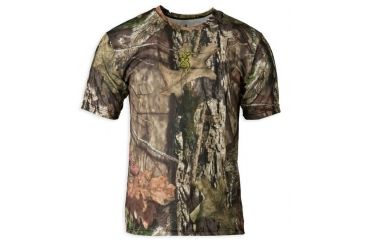 Image of Browning Mens Wasatch Vapor Max Short Sleeve Shirt,Mossy Oak Break-Up Country,XL 3018810304