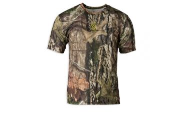Image of Browning Mens Wasatch Vapor Max Short Sleeve Shirt,Mossy Oak Shadow Grass Blades,L 3018812503